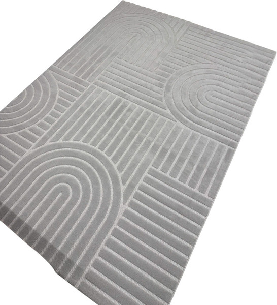Изображение товара Ковер Radjab Carpet Сканди Сизаль Прямоугольник 10946A (1.6x2.3, Grey/Grey)