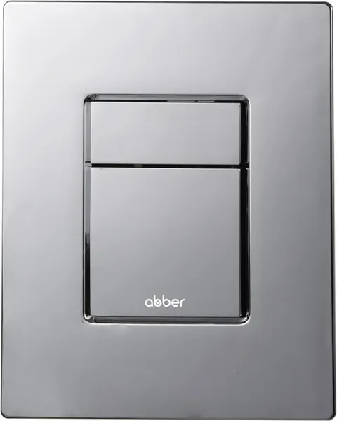 Изображение товара Кнопка для инсталляции Abber AC0123 (хром глянцевый)