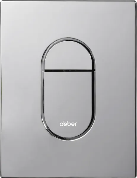 Изображение товара Кнопка для инсталляции Abber AC0124 (хром глянцевый)