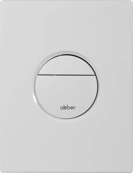 Изображение товара Кнопка для инсталляции Abber AC0126MW (белый матовый)