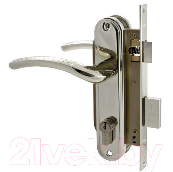 Изображение товара Замок врезной Аллюр 132/1 (хром)