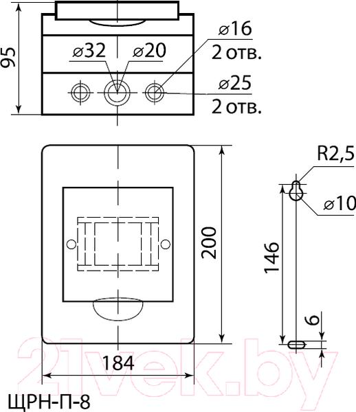 Изображение товара Бокс пластиковый TDM SQ0901-0003