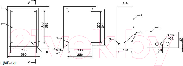 Изображение товара Корпус металлический TDM SQ0905-0053