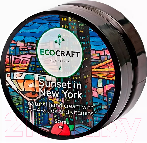 Изображение товара Крем для рук EcoCraft Закат в Нью-Йорке с витаминами и АНА-кислотами (60мл)