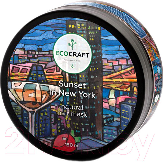 Изображение товара Маска для волос EcoCraft Закат в Нью-Йорке для блеска и густоты волос (150мл)