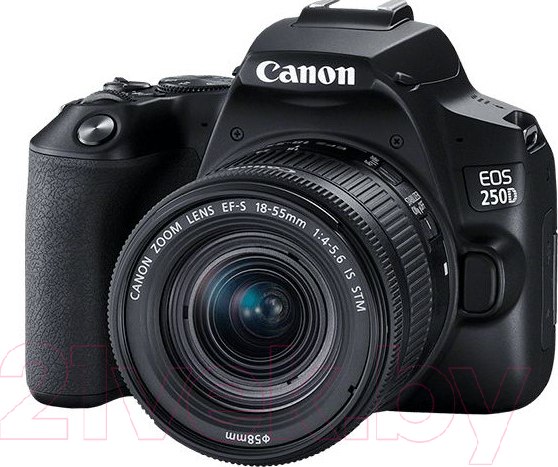 Изображение товара Зеркальный фотоаппарат Canon EOS 250D Kit EF-S 18-55mm IS STM / 3454C002 (черный)