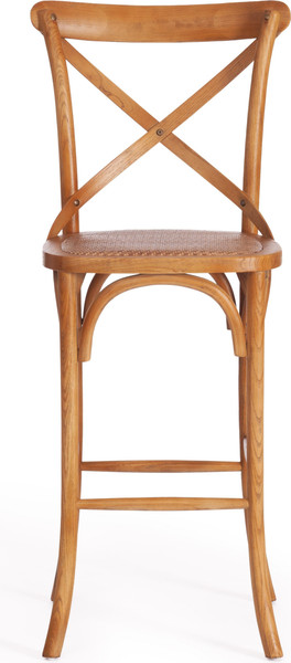 Изображение товара Стул барный Tetchair Cross Bar CE6002 (дерево вяз/груша №3)