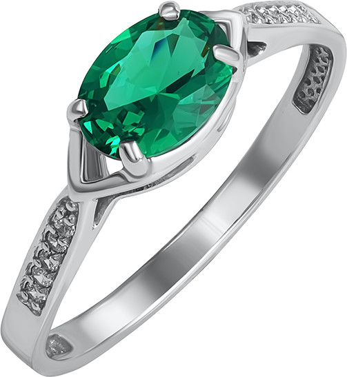 Изображение товара Кольцо из белого золота Кристалл CN67900226773 (р.15.5)