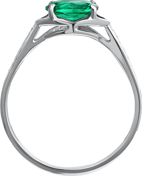 Изображение товара Кольцо из белого золота Кристалл CN67900226773 (р.15.5)