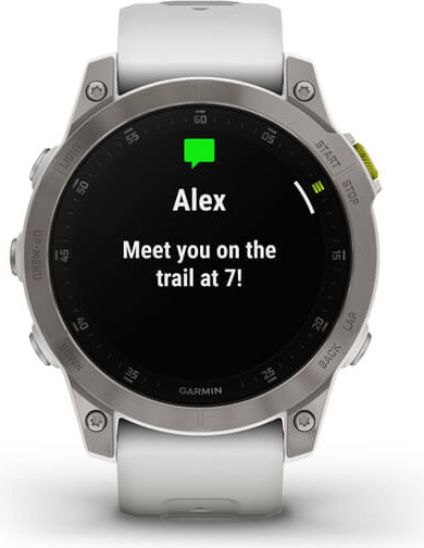 Изображение товара Умные часы Garmin Epix Sapphire Gen 2 (серебристый титан/белый)