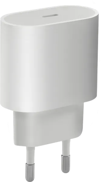 Изображение товара Зарядное устройство сетевое Defender UPA-121 20W USB-C + кабель Type-C / 83222 (белый)