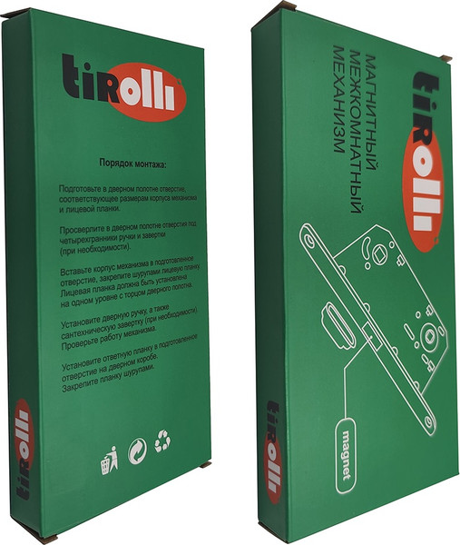 Изображение товара Замок врезной Tirolli TR-M3090 WC SN