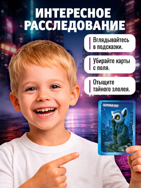 Изображение товара Настольная игра Лас Играс Тайный злодей. Животные / 10957175