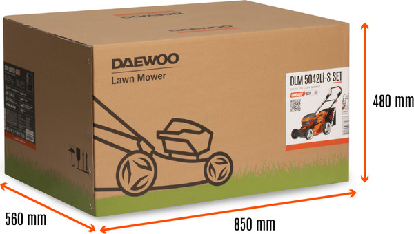 Изображение товара Газонокосилка аккумуляторная Daewoo Power DLM 5042Li-S