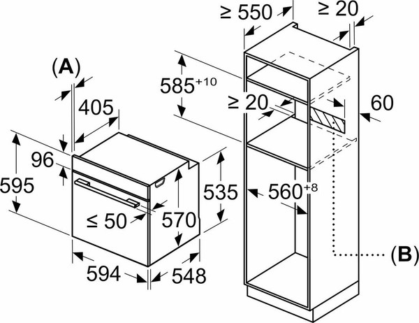 Изображение товара Электрический духовой шкаф Bosch Serie 4 HBA514BS3