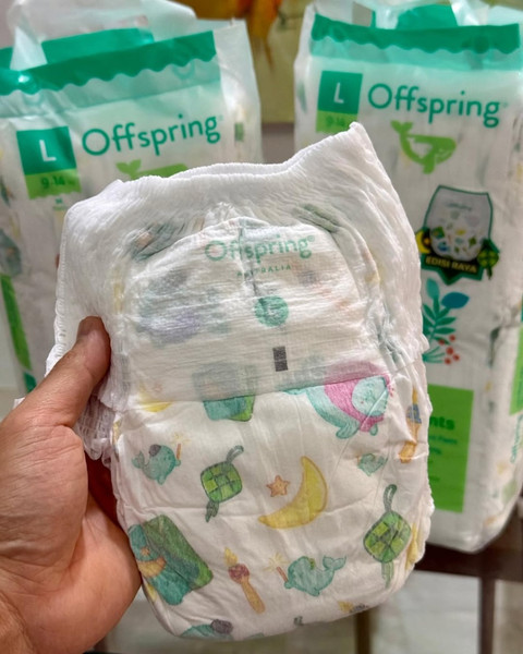 Изображение товара Подгузники-трусики детские Offspring Восточные сказки / OF02LRRS (36шт)