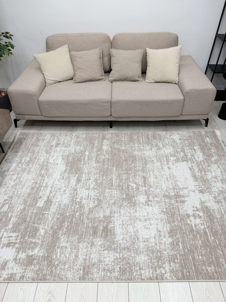 Изображение товара Коврик Radjab Carpet Амаль Прямоугольник 0708A (0.8x1.5, Cream/Beige)