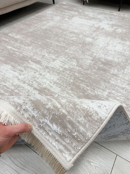 Изображение товара Коврик Radjab Carpet Амаль Прямоугольник 0708A (0.8x1.5, Cream/Beige)