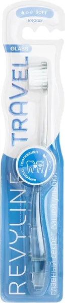 Изображение товара Зубная щетка Revyline S4000 Travel Glass 8234 (голубой)