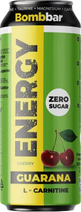 Изображение товара Энергетический напиток Bombbar С Гуараной и L-Карнитином (вишня, 12x450мл)