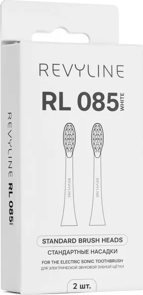 Изображение товара Набор насадок для зубной щетки Revyline RL 085 / 8226 (2шт, белый)