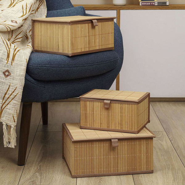 Изображение товара Корзина Natural House Бамбук 240x180x130 / Shan-21S (натуральный)