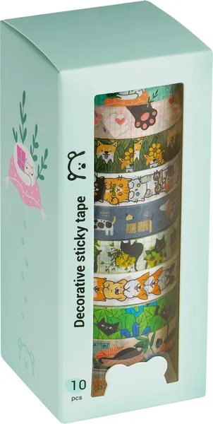 Изображение товара Набор лент декоративных Meshu Аnimals / MS_64833 (10шт)