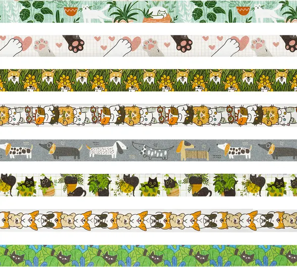 Изображение товара Набор лент декоративных Meshu Аnimals / MS_64833 (10шт)