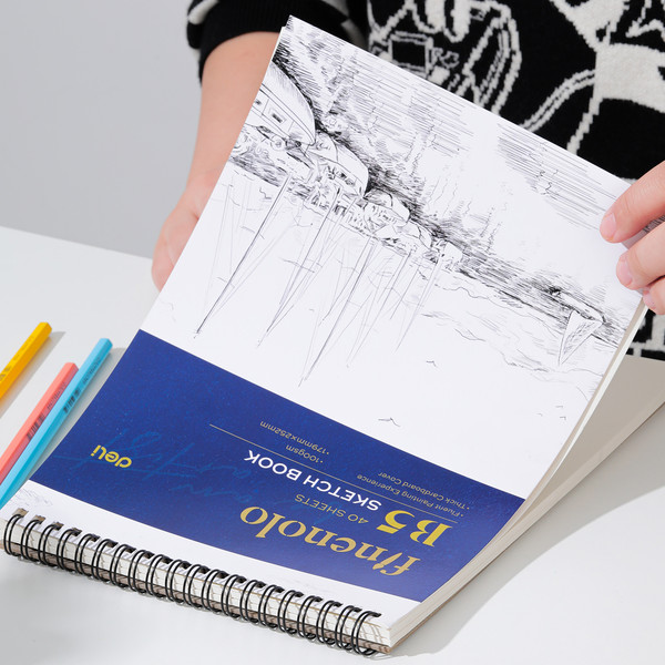 Изображение товара Скетчбук Deli Finenolo / N025, мягкая обложка (40л)