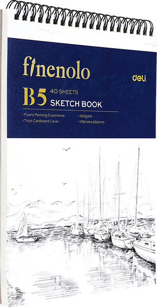 Изображение товара Скетчбук Deli Finenolo / N025, мягкая обложка (40л)