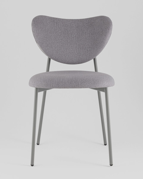 Изображение товара Стул Stool Group Rina / LV-124-E86-7005 (велюр серый/каркас серый)