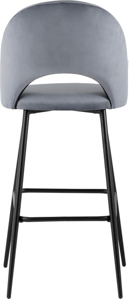 Изображение товара Стул барный Stool Group Меган SN / LV-122-H14-01B-01 (велюр серый)