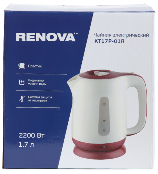 Изображение товара Электрочайник Renova KT17P-01R