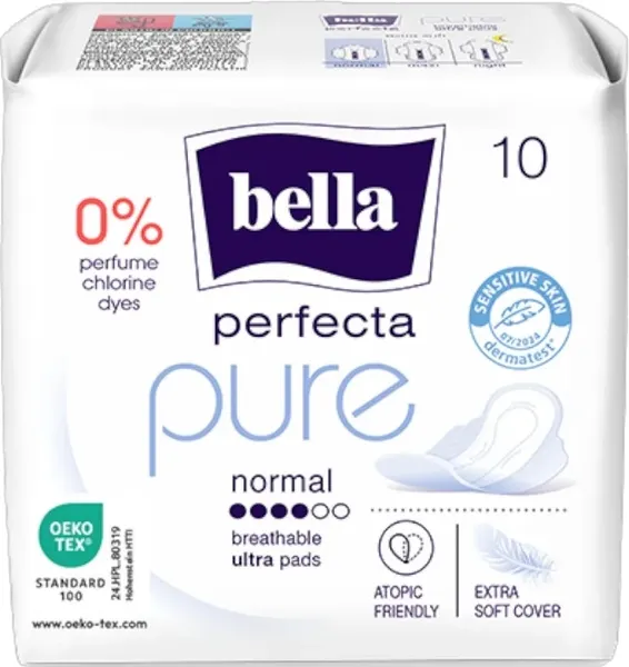 Изображение товара Прокладки гигиенические Bella Perfecta Pure Normal (10шт)