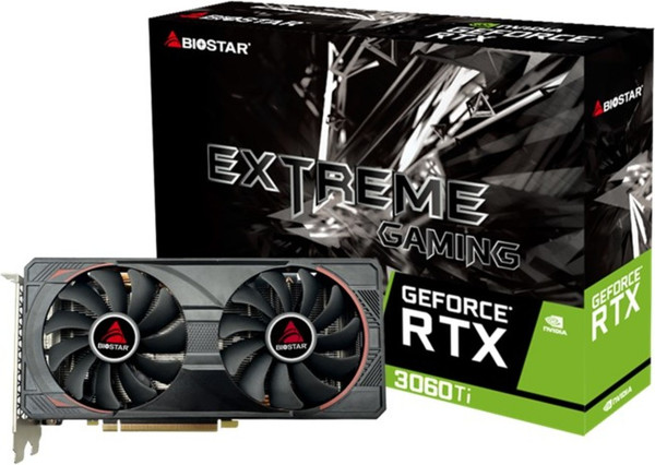 Изображение товара Видеокарта Biostar GeForce RTX 3060Ti 8Gb GDDR6 (VN3606TM82)
