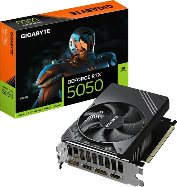 Изображение товара Видеокарта Gigabyte GeForce RTX 5050 8Gb GDDR6 (GV-N5050D6-8GD)