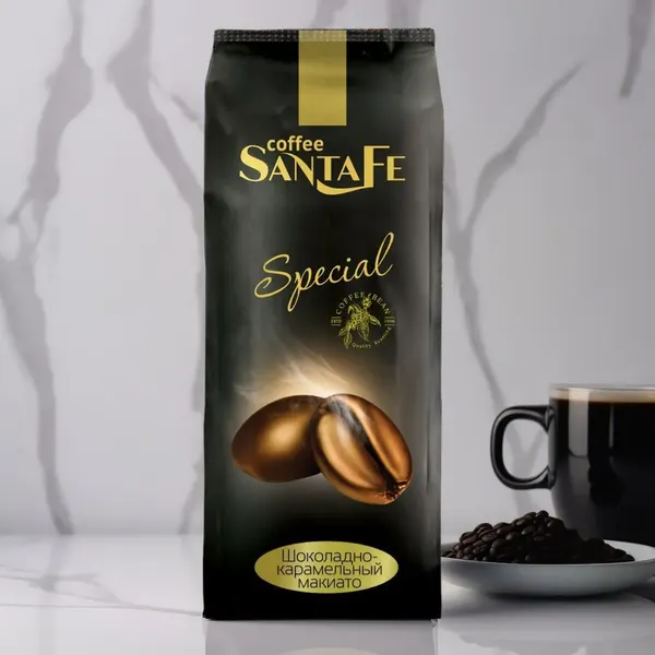 Изображение товара Кофе в зернах Santa Fe Шоколадно-карамельный Макиато (1кг)