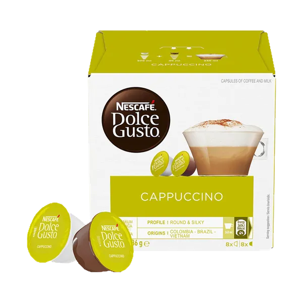 Изображение товара Кофе в капсулах Nescafe Dolce Gusto Cappuccino 186.4г (3x16шт)