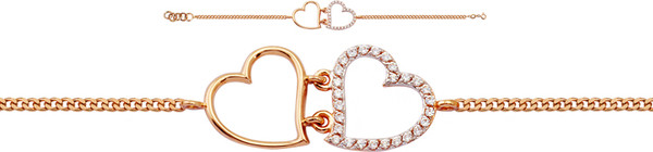 Изображение товара Браслет из желтого золота Кристалл CD52400226773 (20см)