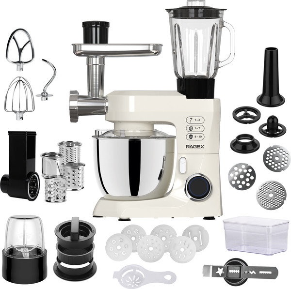 Изображение товара Кухонный комбайн RAGEX R119-111 (пломбирно-бежевый)