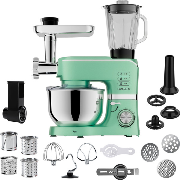 Изображение товара Кухонный комбайн RAGEX R115-301 (мятно-зеленый)