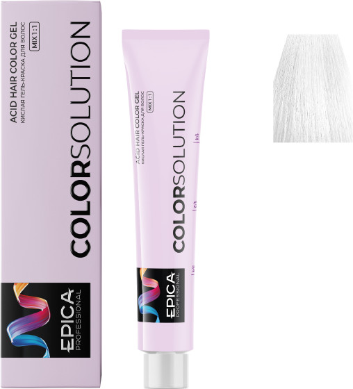 Гель-краска для волос Epica Professional Colorsolution 0.0 (100мл, нейтральный корректор) — фото 6