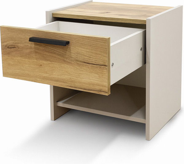 Изображение товара Комплект мебели для спальни Кастанье Агата-3 (кашмир/дуб крафт)