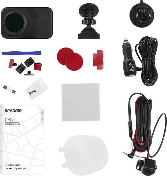 Изображение товара Автомобильный видеорегистратор Roadgid CityGo 4 2CH (Set 2)