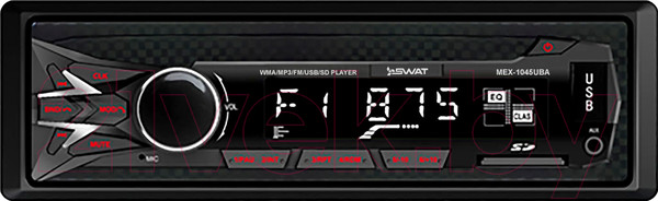 Изображение товара Бездисковая автомагнитола Swat MEX-1045UBA