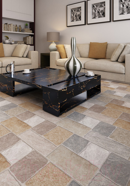 Изображение товара Плитка Beryoza Ceramica Камерун коричневый (300x600)