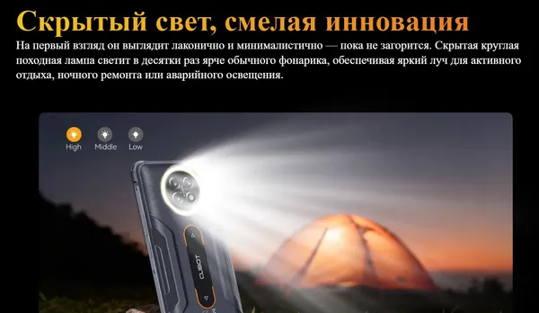 Изображение товара Смартфон Cubot King Kong ACE 5 (черный)