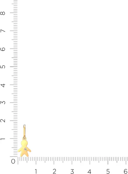 Изображение товара Подвеска из розового золота ZORKA 4D0057-9K (с бриллиантом)