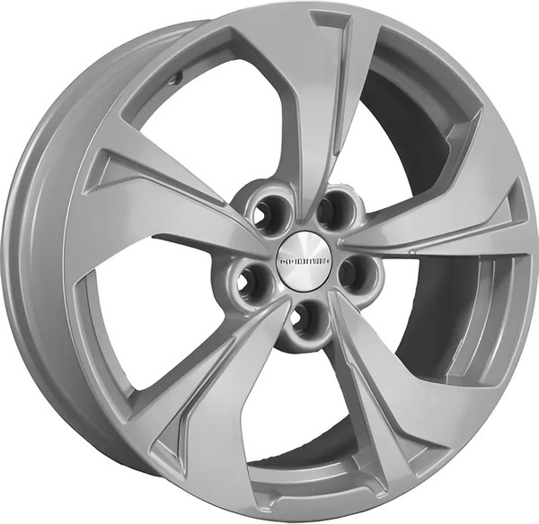 Изображение товара Литой диск Khomen KHW1724 Seltos/Soul/K5 17x7" 5x114.3мм DIA 67.1мм ET 48мм (F-Silver)