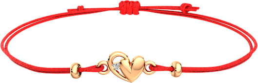 Изображение товара Браслет из розового золота ZORKA 6D0017.9K.R.02.ZZ (18см, с бриллиантом)